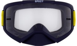 Мотокроссовые очки Red Bull Spect Evan, матовые синие, прозрачные линзы