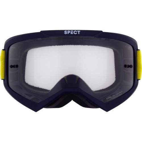 Motocross Goggles Red Bull Spect Evan, Matte Blue, Clear Lens