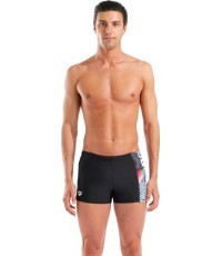 Maudymosi šortai Lit Logo, juodi (Black-Multi), M - 550