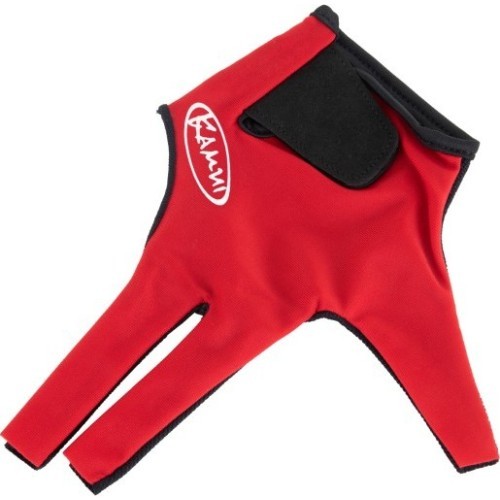Billiard Glove, Kamui, 2024 modell, Red, to wear on right hand, S