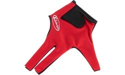 Billiard Glove, Kamui, 2024 modell, Red, to wear on right hand, S