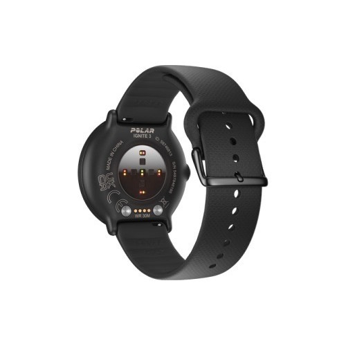 Polar Ignite 3 fitneso laikrodis - Nakties juoda - S-L