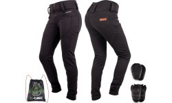 Women’s Motorcycle Leggings W-TEC Wombutta - Black