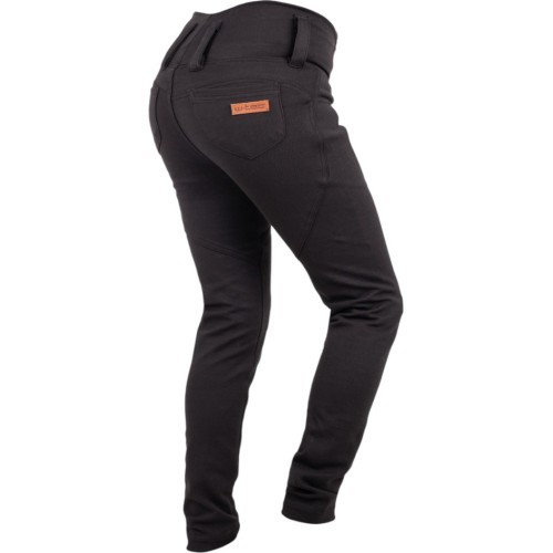Женские мотолеггинсы W-TEC Wombutta - Чёрный