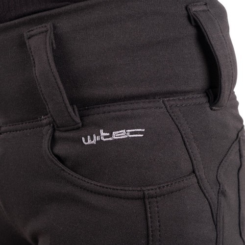 Moteriškos motociklininkų tamprės W-TEC Wombutta - Juoda