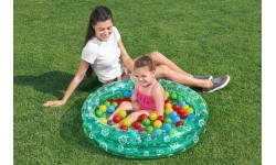 Зелёный бассейн 91x20 см + мячики BESTWAY