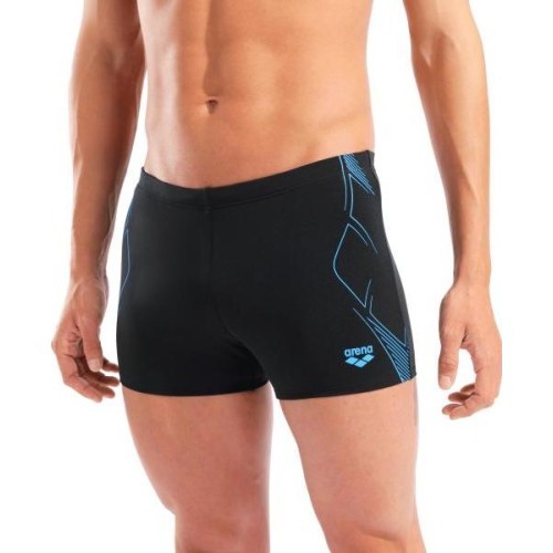 M Graphic Swim Short Black-Turquoise 100 - 508