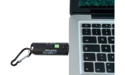 BasicNature LED raktų pakabukas „USB"