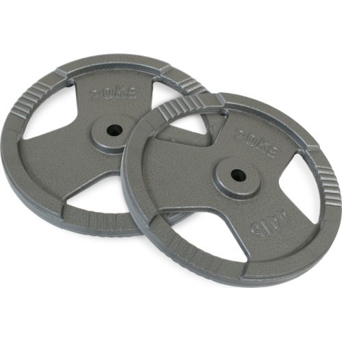 20 kg geležinių svorio diskų komplektas, 30 mm
