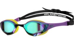 Plaukimo akiniai Cobra Edge Swipe Mirror Emerald-Plum-Cyber Lime