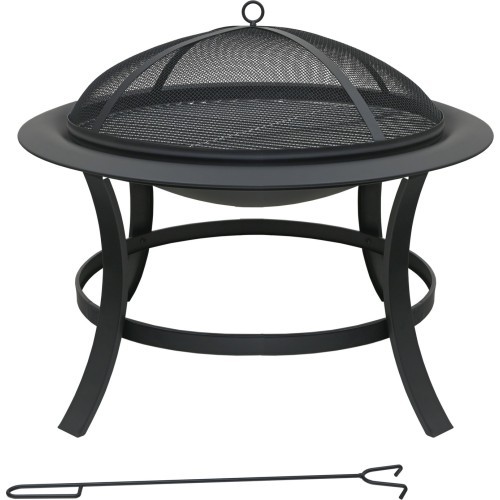 TAAL fireplace with grill grate and lid