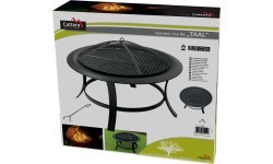 TAAL fireplace with grill grate and lid