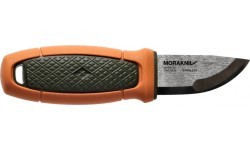 Peilis Morakniv Eldris su diržo kilpa, alyvuogių-oranžinis, nerūdijantis plienas