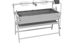 Grill PIGLET with electric grill