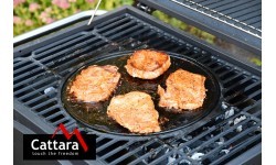 Apvali kepimo plokštė grot Cattara Cast Iron (grilams 13040, 13043)
