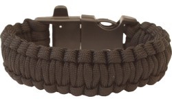 Paracord apyrankė Highlander, Trident, švilpukas, juodas titnagas