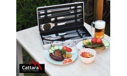 Cattara Gray Line Набор инструментов для гриля - 11 шт, алюминиевый кейс