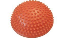 Массажный мяч Yate Spiky Half Ball, 16 см, оранжевый
