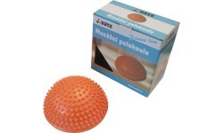 Массажный мяч Yate Spiky Half Ball, 16 см, оранжевый