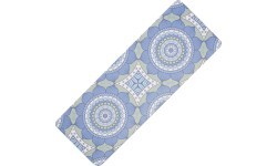 Yoga Mat Yate, Natural Rubber - Pattern B, Blue, Green