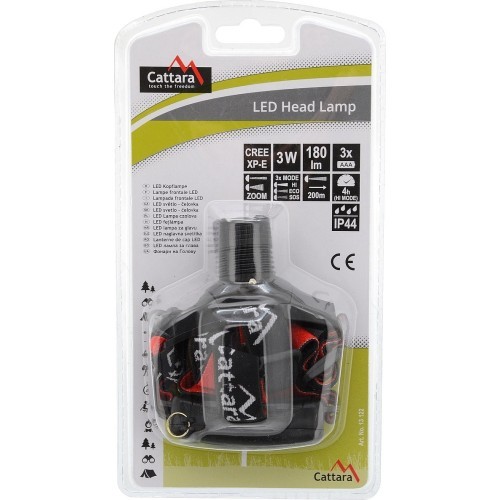 LED Headlamp Cattara Zoom 180lm