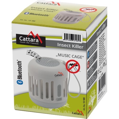 Cattara įkraunamas žibintuvėlis su UV vabzdžių gaudykle ir Bluetooth muzika