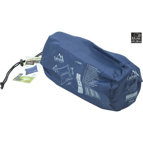 Self-Inflating Pillow Cattara Twin - Blue, 42x28x12cm