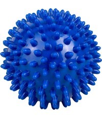 Masažo kamuoliukas Yate Spiky, 8 cm – raudonas