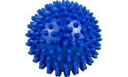 Masažo kamuoliukas Yate Spiky, 8 cm – raudonas