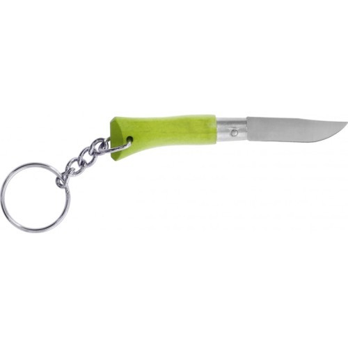 Raktų pakabuko peilis Opinel Colorama 02 Inox, šviesiai žalias