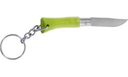 Opinel Colorama 02 inox grab light green keychain knife