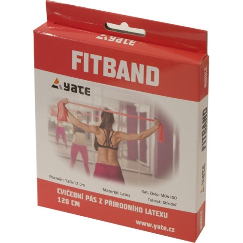 Resistance Band Yate, 120x12 cm - Medium, Red