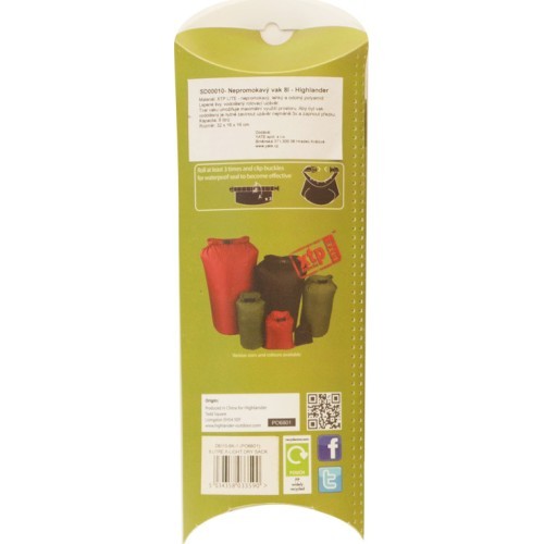 Водонепроницаемая сумка Highlander Drysack Daysack, 40 л, чёрная