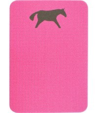 Sėdėjimo kilimėlis Yate Horse, 400x285x10 mm, rožinis/antracitas