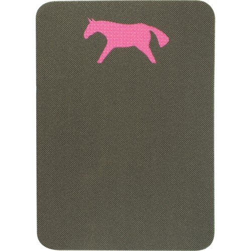 Sėdėjimo kilimėlis Yate Horse, 400x285x10 mm, rožinis/antracitas