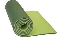 Double-Layer Mat Yate, 10 mm - Light Green/Dark Green