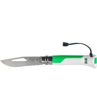Peilis Opinel Outdoor No.8, nerūdijančio plieno ašmenys - Žalia