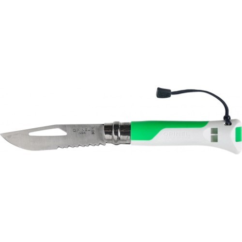 Peilis Opinel Outdoor No.8, nerūdijančio plieno ašmenys - Žalia