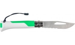 Нож Opinel Outdoor No.8 с лезвием из нержавеющей стали - Зелёный