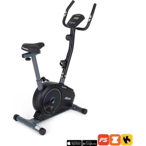 Exercise Bike inSPORTline Ellare II - Black/Blue