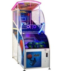 Basketball machine, with coin validator