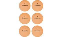 Table Tennis Balls inSPORTline Elisenda S1 – 6 Pcs. - Orange
