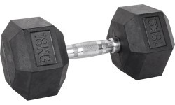 Hex Dumbbell inSPORTline Hexsteel 18 kg