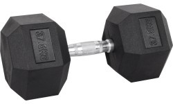 Šešiakampis hantelis inSPORTline Hexsteel 37,5 kg
