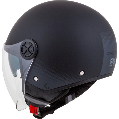 Motociklininko šalmas Cassida Handy Plus matinė juoda/pilka