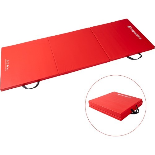 Складной гимнастический мат inSPORTline Trifold 195 x 90 x 5 см - Красный