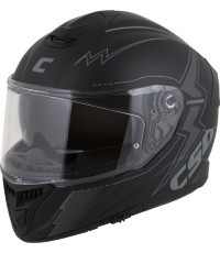Motociklo šalmas Cassida Integral GT 2.1 Flash, matinė juoda / tamsiai pilka