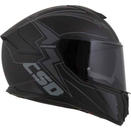 Мотошлем Cassida Integral GT 2.1 Flash, матовый черный / темно-серый