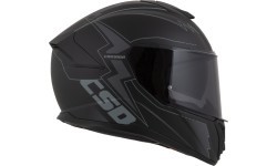 Motociklo šalmas Cassida Integral GT 2.1 Flash, matinė juoda / tamsiai pilka