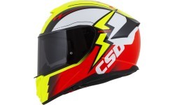 Motociklo šalmas Cassida Integral GT 2.1 Flash fluorescencinė geltona/fluorescencinė raudona/juoda/balta